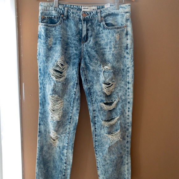GARAGE NWOT boyfriend cut distressed jeans - Picture 2 of 4